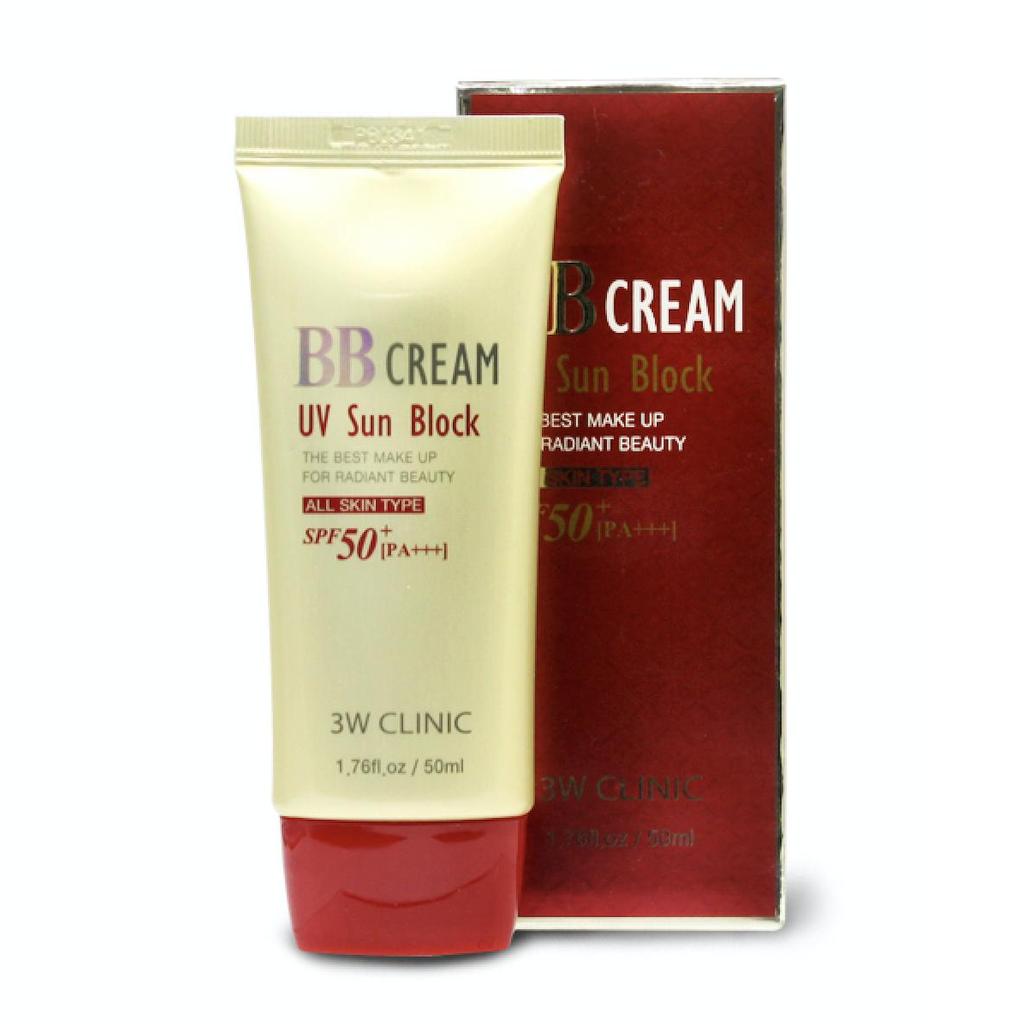 3w Clinic UV Sun Block BB-крем 50 мл (3 варианта)