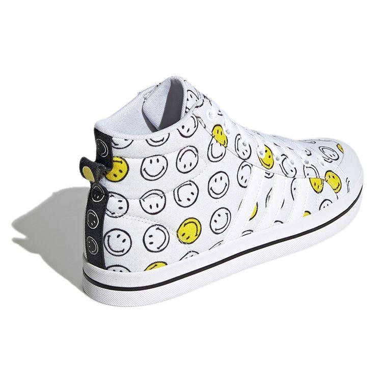 adidas Кроссовки унисекс Neo Bravada Mid Smiley белые H03088