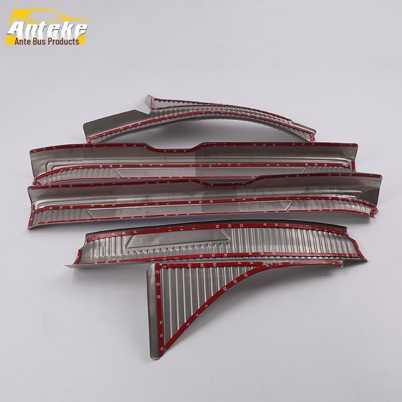 Stainless Steel Sill Strip Trim for 18 Camry Models - Welcome Pedal Accessory