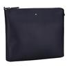 Montblanc Meisterstück Series Handheld Zipper Soft Grain Leather Clutch Men clutch Dark-Blue 124698
