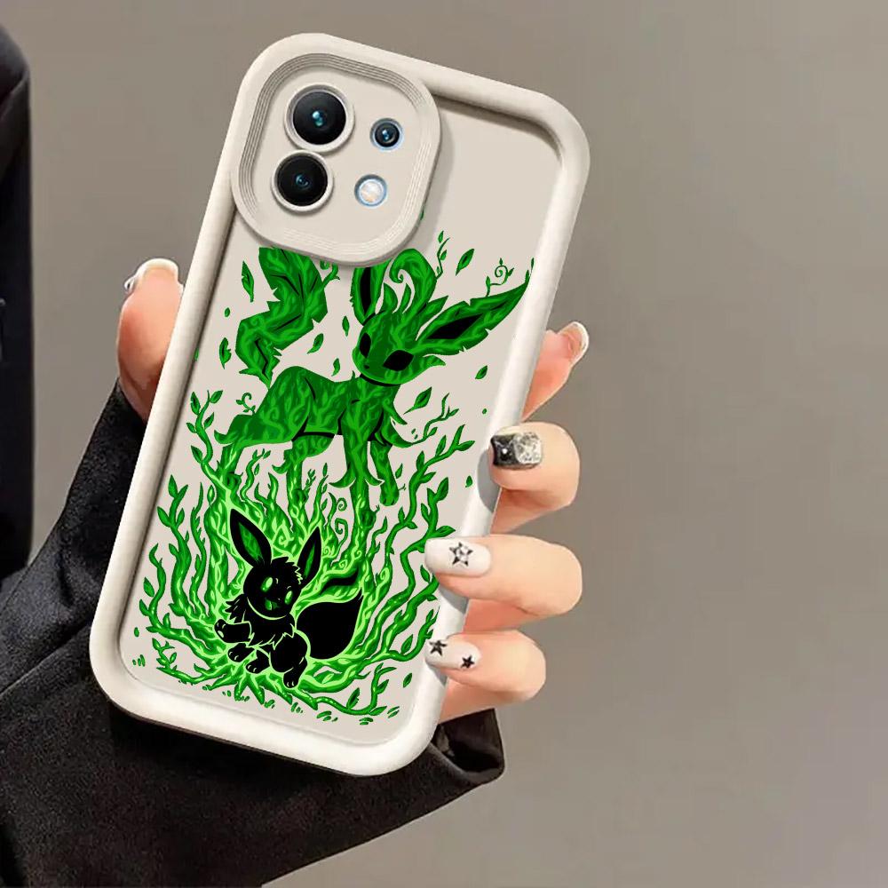 Eevee P-Pokemons Pikachus Anime Phone Case for Xiaomi Mi 13T 14T 15T 17T Pro 15 Ultra Poco M7 M8 F8 F7 X6 X7 X8 17 Pro Max Cover