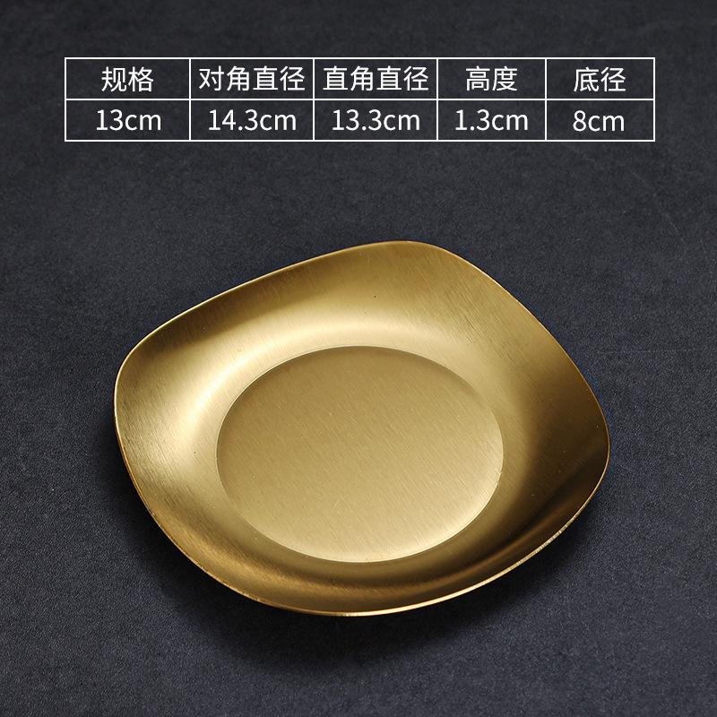 Korea 304 Stainless Steel Bone Plate Flower Side Barbecue Plate Hot Pot Dish Seasoning Bowl Restaurant Meals Divid Trays