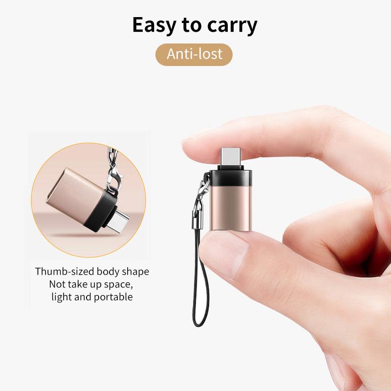 USB Rotary Type-C Rotor 3.0 Mobile Disk Mouse Keyboard Transmission Converter