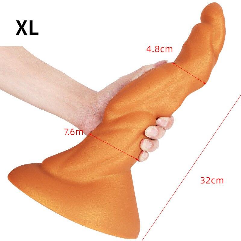 Имитация мягкой анальной пробки, силиконовый анальный расширитель, устройство для мастурбации, секс-игрушки для взрослых, ремешок на пенис, реалистичный фистинг члена