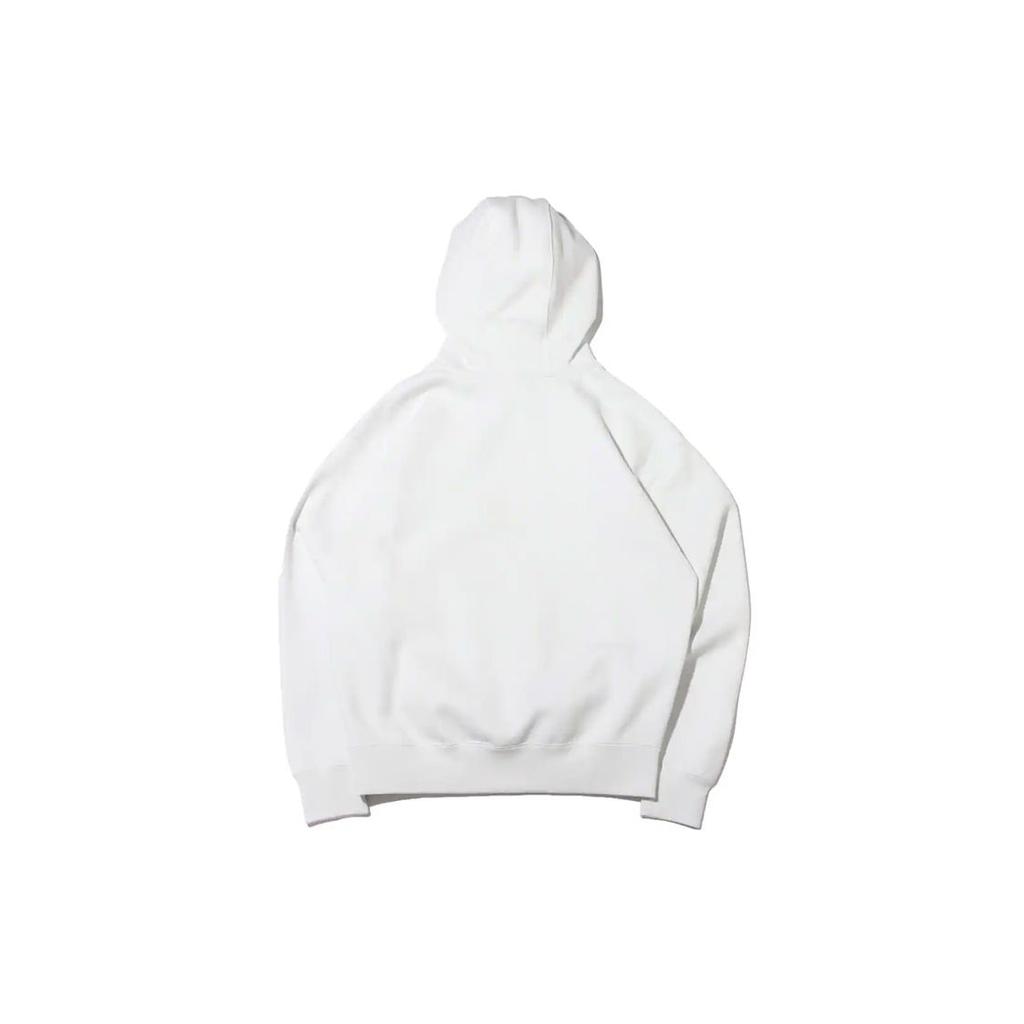 Nike Embroidered Logo Fleece Hoodie Men Tops White DA0316-121