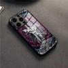 Чехол для телефона Pokras Lampas Art Graffiti для 17 Pro Max IPhone 16 Pro 14 12 11 13 Mini X XR XS 15 Plus SE Стеклянная крышка
