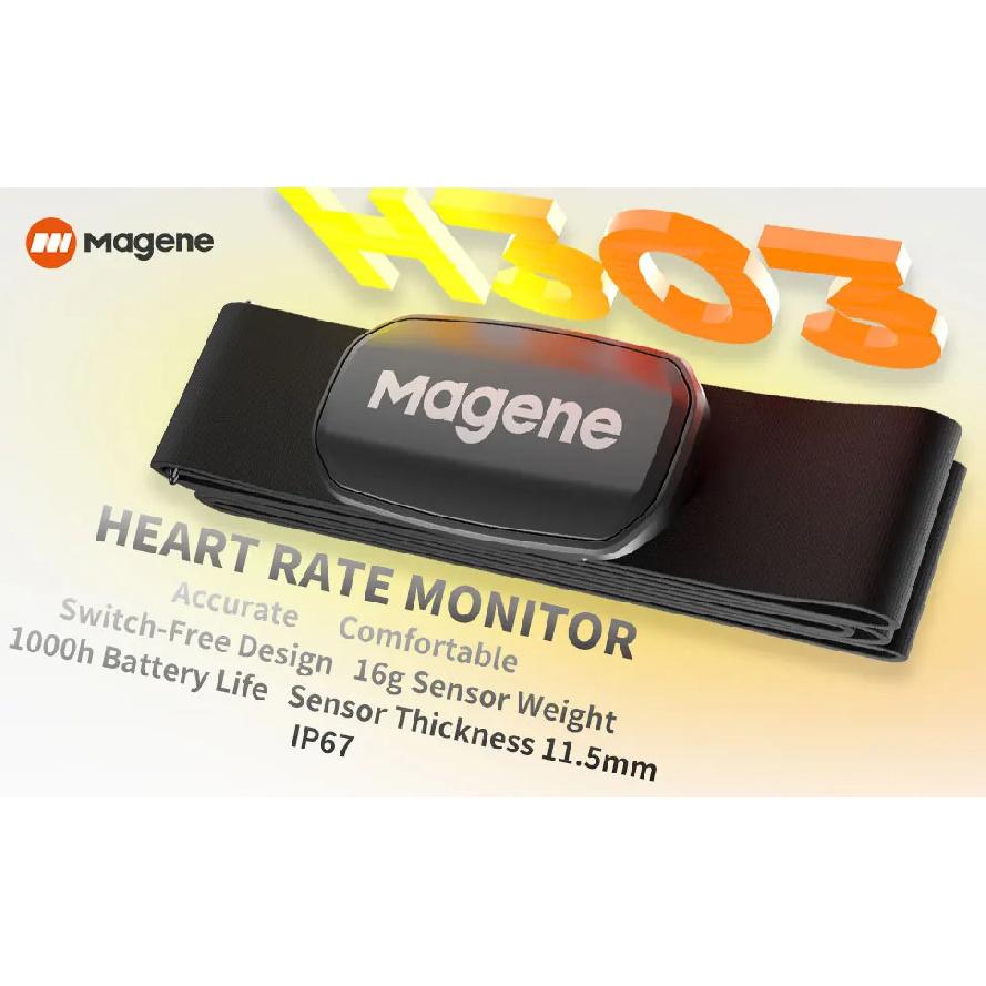 Magene H303 Датчик сердечного ритма Bluetooth ANT Обновление H64 Монитор ЧСС С Нагрудным Ремнем Двухрежимный Компьютер Велосипедный Спортивный Ремешок Пояс