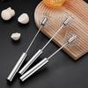 Semi-automatic Egg Beater 304 Stainless Steel Egg Whisk Manual Hand Mixer Self Turning Egg Stirrer Kitchen Accessories Egg Tools