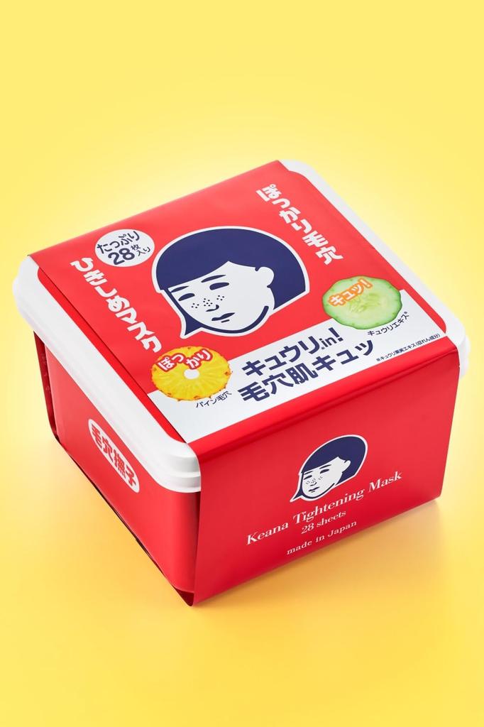 Маска для сужения пор Nadeshiko Plenty Face Gaping Mixed Smooth 28 Pieces, BOX, Mask, Pores, Skin, Skin,