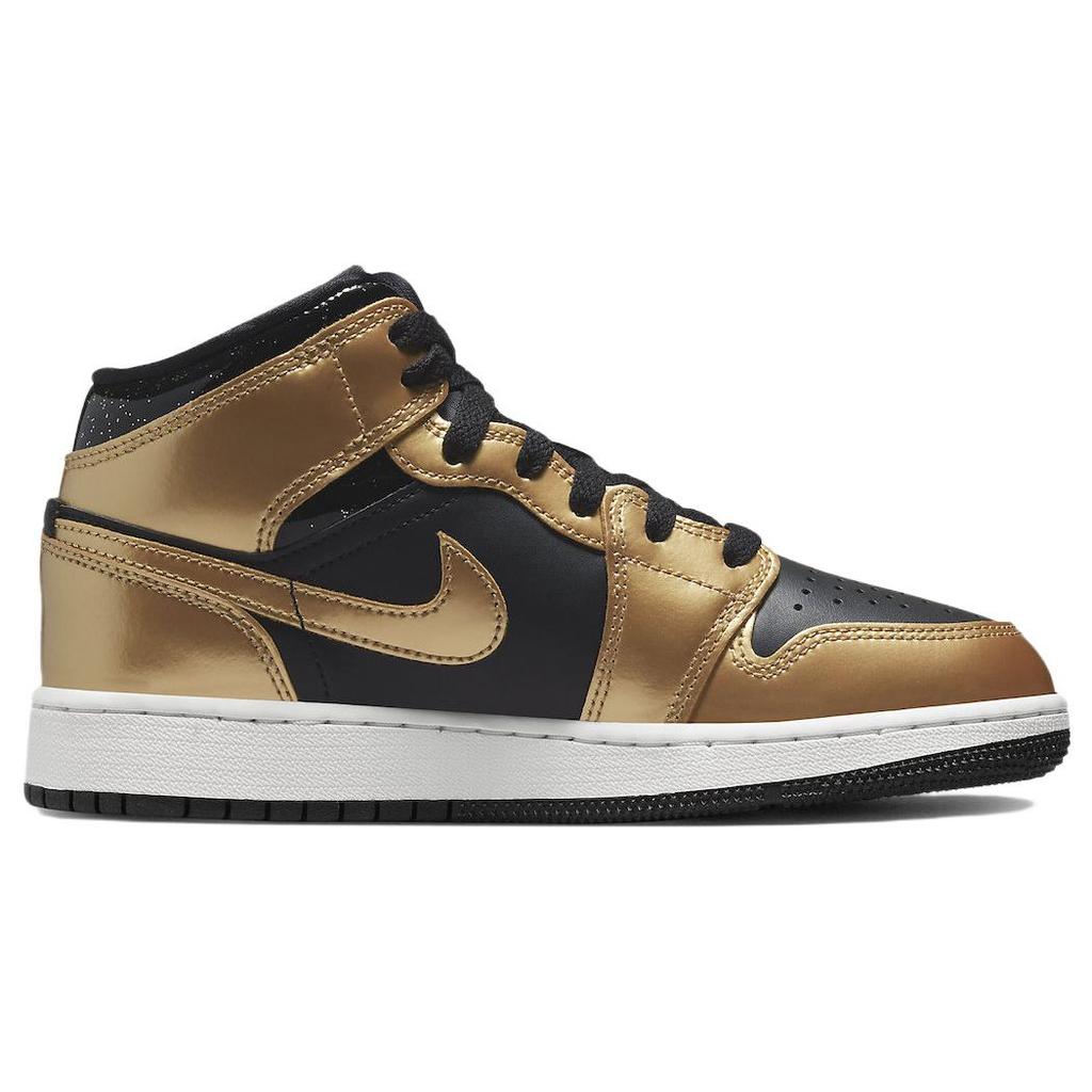 Jordan 1 Mid SE Металлический Золотой Черный GS DR6967-071