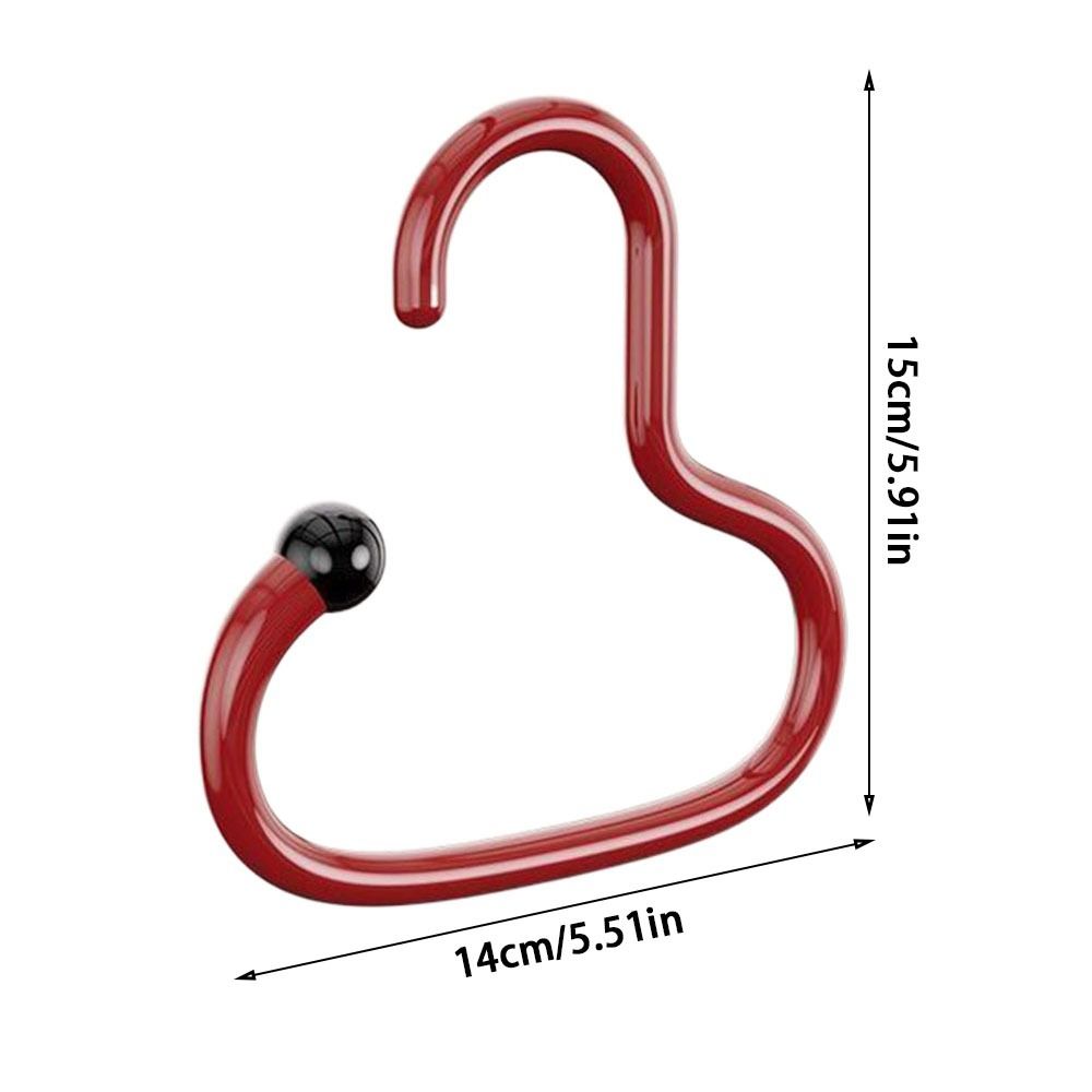Non-marking Hat Storage Hook Dopamine Scarf Towel Tie Hanging Rack Durable Hat Hook for Cloakroom