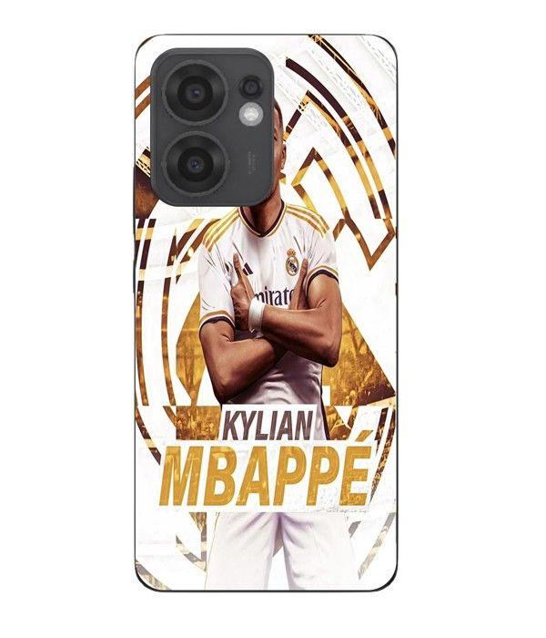 Coque Maniacase Pour Oppo Reno 13F Kylian Mbappe Real Madrid wallpaper celebration
