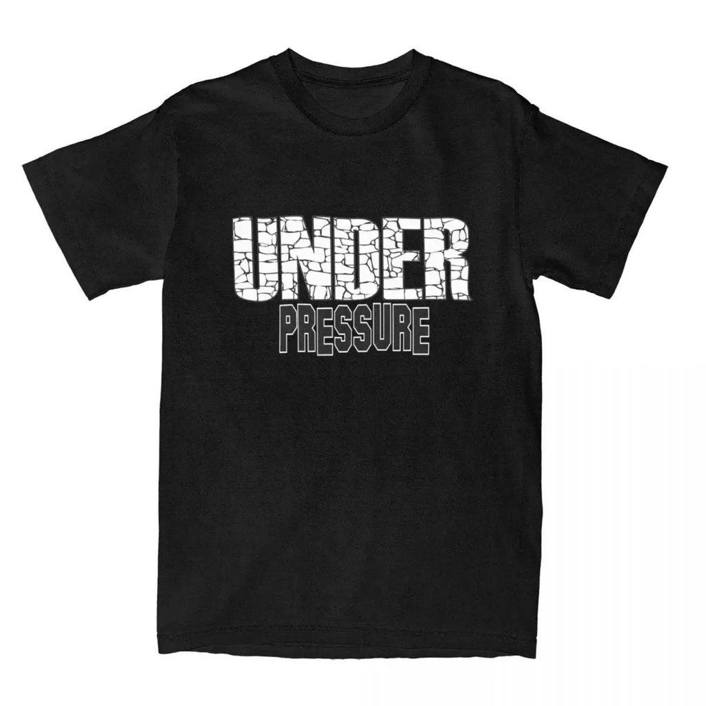 Under Pressure Crack Text T-Shirt