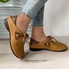 Handiness Casual Flat Shoes Round Toe Shallow Women's Loafers Autumn Retro Comfort Soft Sole Single Shoes Versatile Female Shoes