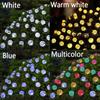 50/100 Leds Crystal Ball Waterproof Solar Outdoor String Lights Solar Powered Globe Fairy String Lights for Outside Garden, Yard, Home, Patio