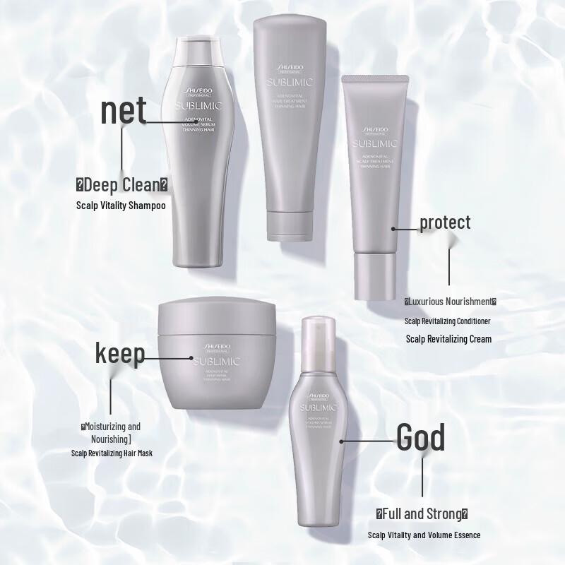 Shiseido Professional Sublimic Adenovital Scalp Power-Shot Shampoo & Conditioner Set