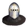 Sport Combat Sugar Loaf Chainmail Helmet - 18 Gauge Steel for LARP Reenactment