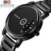 KINGNUOS Персонализированные деловые мужские часы Креативные модные мужские кварцевые часы без рук