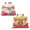 Lucky Cat Piggy Bank Ornament Good Luck Increase Money Luck Ceramic Goods Ornament Interior Entrance Manekineko Ornament Prosperous Business Stylish