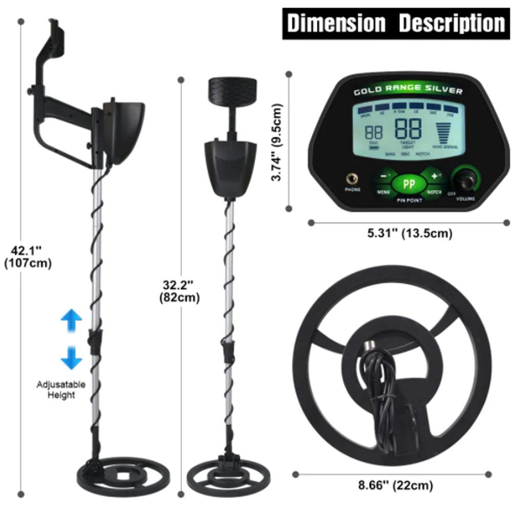 MD-4090 Профессиональный металлоискатель подземный детектор золота Высокая точность металлоискатель Водонепроницаемая поисковая катушка Искатель сокровищ