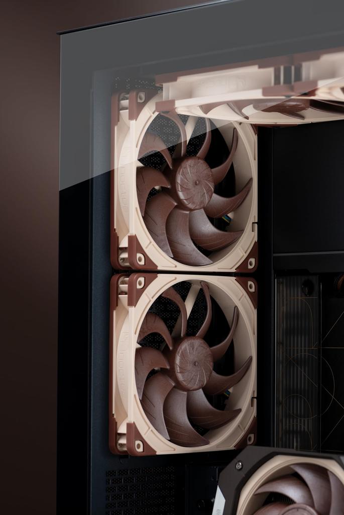 Noctua G2 140мм Премиальное качество Тихий ПК Подключение NF-A14x25 LS-PWM, Вентилятор, 4-контактный (коричневый)