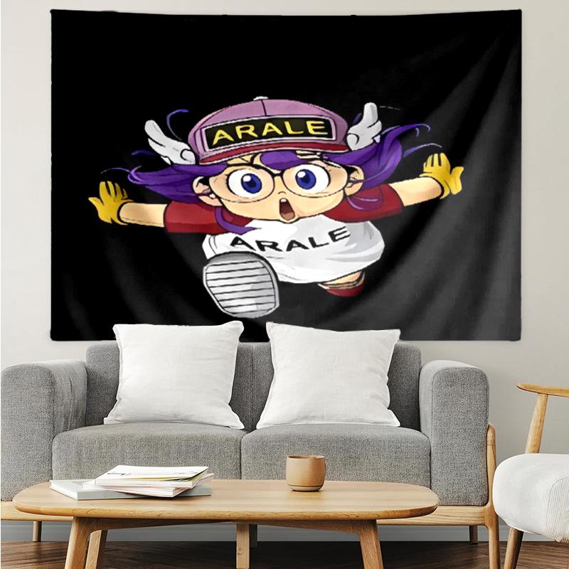 Arale Norimaki1 Tapestry for Bedroom Aesthetic Classroom Tapestries Wall Hanging for Living Room Dorm Office,Ideal Creative Gift