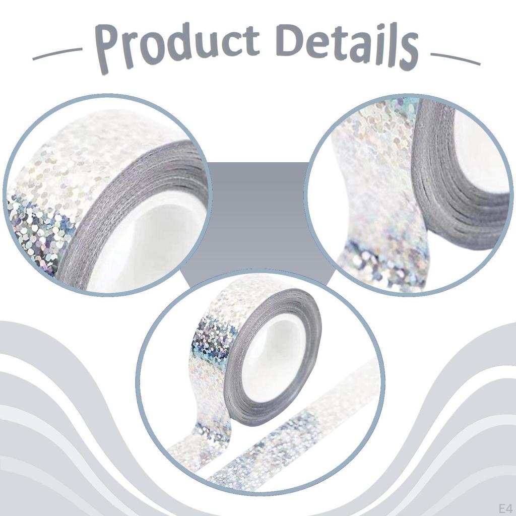 Декоративная лента для гимнастического обруча 0,59 дюйма x 5 м / 16,4 фута Легкое нанесение Толстая 1,5 см x М