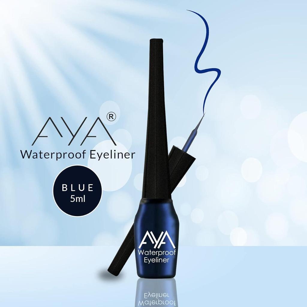 Водостойкая и стойкая подводка для глаз, набор из 4 шт. (Черный, Коричневый, Синий, Зеленый), 20 мл - гель, металлик