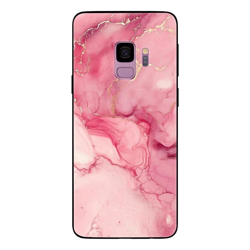 Чехол для Samsung Galaxy S9 Plus SM-G965F G965 S9Plus Мраморный Рисунок Мягкий Матовый Силиконовый Задний Чехол для Samsung S9 S9+ Полный Чехол
