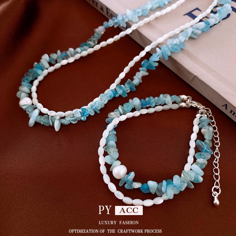 Hailanbao 2024 Браслет с геометрическим узором из пресноводного жемчуга - Высококлассное, модное, универсальное украшение для шикарного образа.