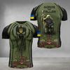 Summer Clothes 3D Printed Men's T-Shirt  Soldier Casual Short Sleeve Camo T-Shirt  Flag Trident Logo T-Shirt
