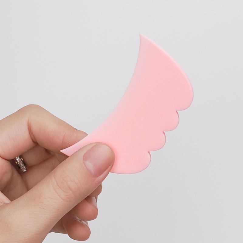 Розовая силиконовая подушечка для наращивания ресниц, многофункциональная подводка для глаз, трафарет для рисования, подводка для глаз, помада для ресниц, вспомогательный инструмент для макияжа