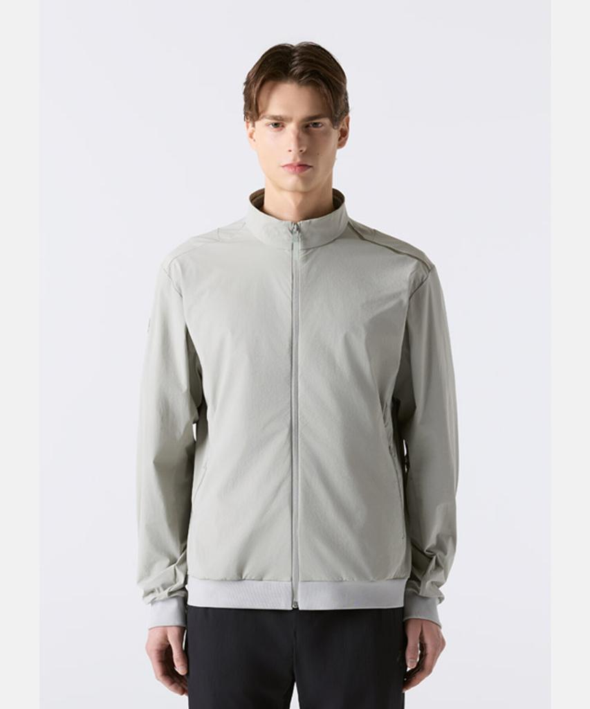 Descente Dualis Stand Neck Windbreaker Beige Sr121Dwb22