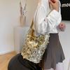 Большие пайетки свежие и милые красивые женские сумки модные женские сумки через плечо большой вместимости осень новые сумки-ведра