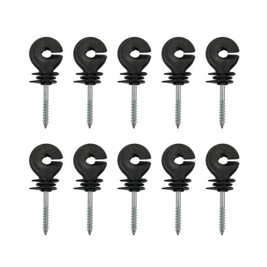 10 шт. изоляционные гвозди портативный постукивающий тип устойчивые к солнцу фиксированной линии ABS высокопрочные изоляторы для забора пастбище