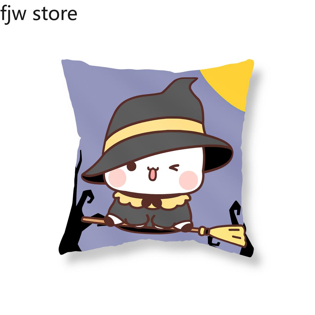 Halloween Decoration Throw Pillow Cover Cute Baby Panda Boob Cushion  Witch Vampire Pumpkin Party  Sofa Home