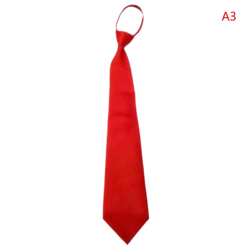 Black Clip On Men Tie Security Ties For Men Women Unisex Tie Clothing Necktie