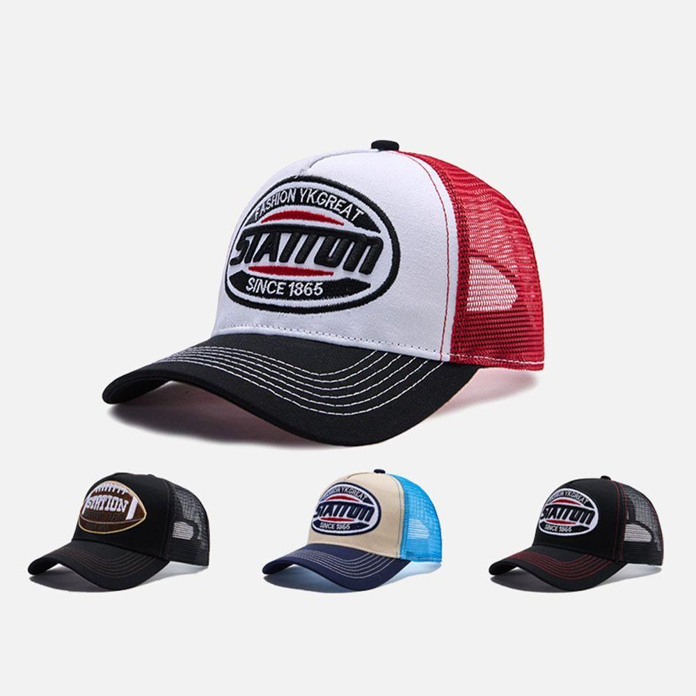 Breathable Baseball Cap Mesh Trucker Hat Fashion Sun Hat Outdoor