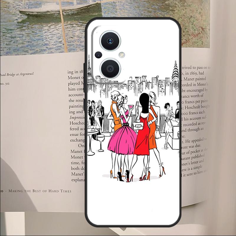 Sex and the City Cover For OPPO Reno 10 12 13 14 Pro 11 F 12F 13F 14F 7 8 Lite OPPO Find X9 X6 X5 X8 Pro Case