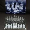 Elegant Glass and Crystal Chess Set: Perfect for Strategy Lovers and Collectors - Ideal Easter Gift and Decorative Piece