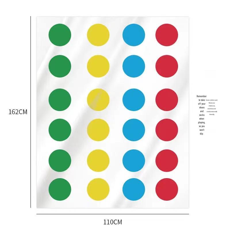 Интерактивный танцевальный коврик Boom Party Twister — игровой коврик для дома и улицы.