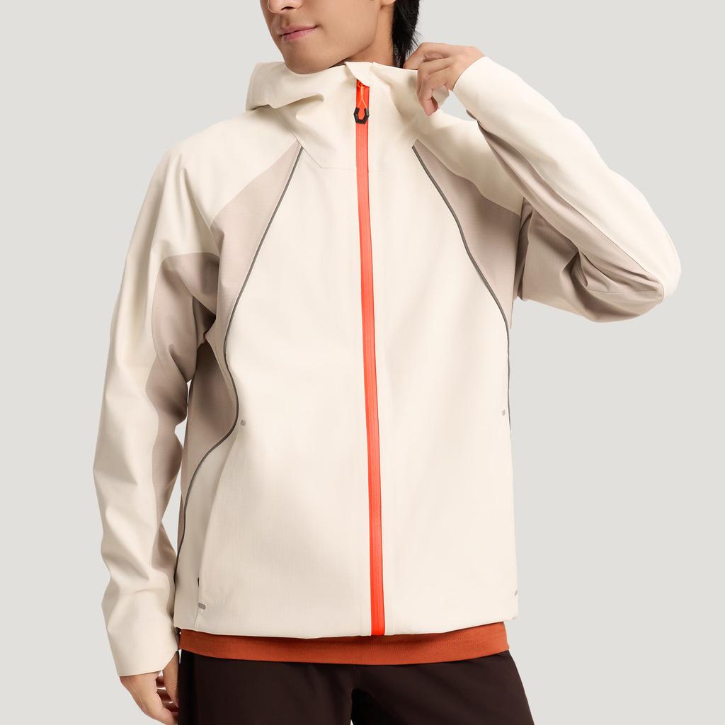 Adidas Terrex Xploric Двухслойная куртка для активного отдыха, дышащая, тканая, спортивная, с капюшоном, FW25, для походов, водонепроницаемая, ветрозащитная, прочная, оболочка, мужская куртка, KR8390