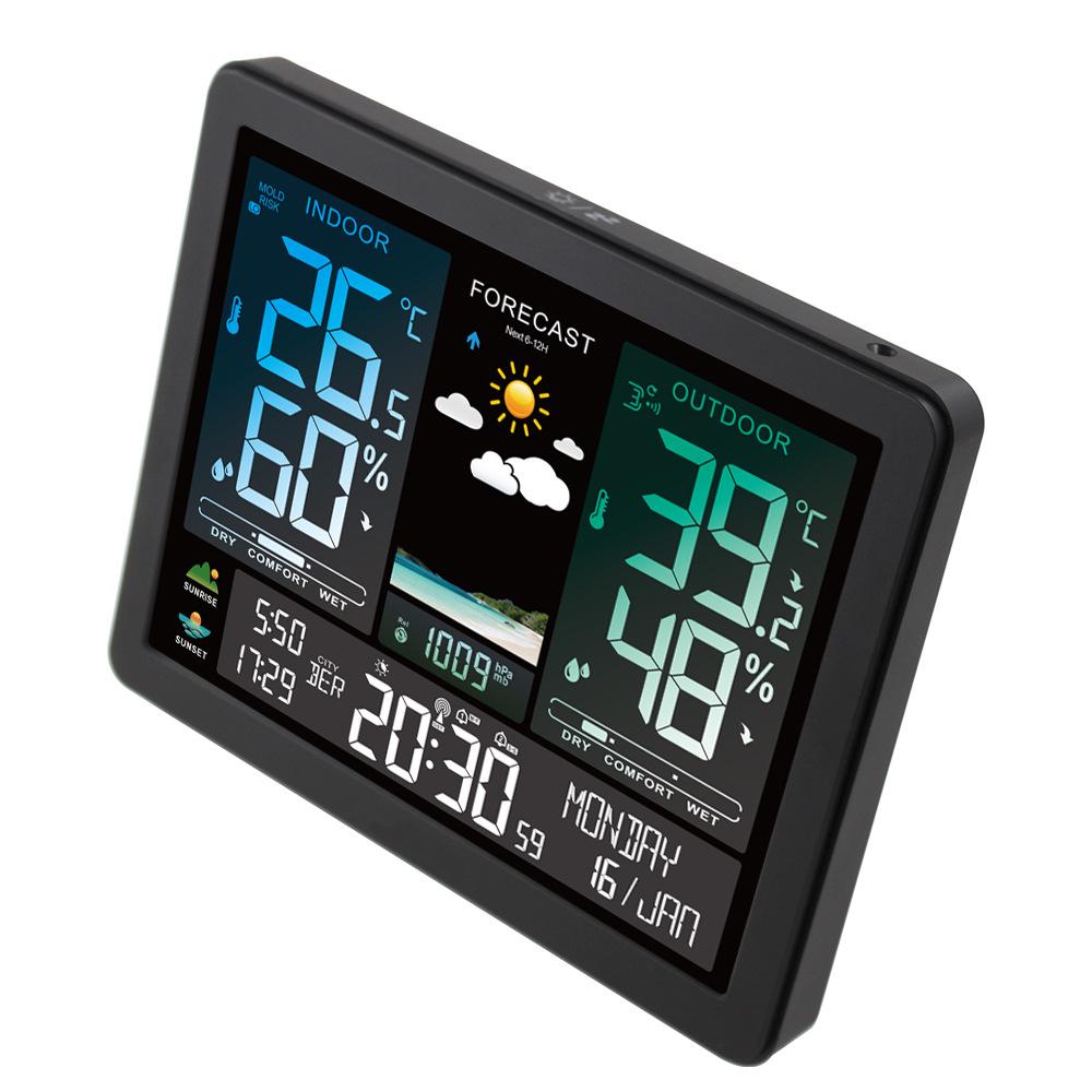 Метеостанция, часы, автомобильный диагностический инструмент, барометр, сканер Obd2, Европа с активным тестом Codiop, Pkisplay, цифровые часы с ЖК-дисплеем в помещении