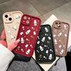 Soft Silicone Square Ladder Printing Pattern Phone Casing Full Cover Camera Shockproof Protection Rubber Case for Samsung