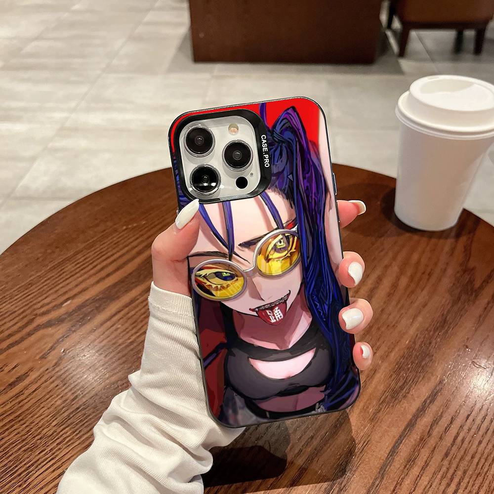 Чехол для телефона с виртуальной певицей Ado, цвет серебристый, для IPhone 17 16 15 14 13 12 11 Pro Max Plus