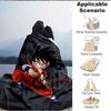 1PC Dragon Ball Z, Goku Blanket Soft Warm All Season Throw for Sofa, Bed, Car, Office Vibrant Colorful Design, Durable & Cozy Gift