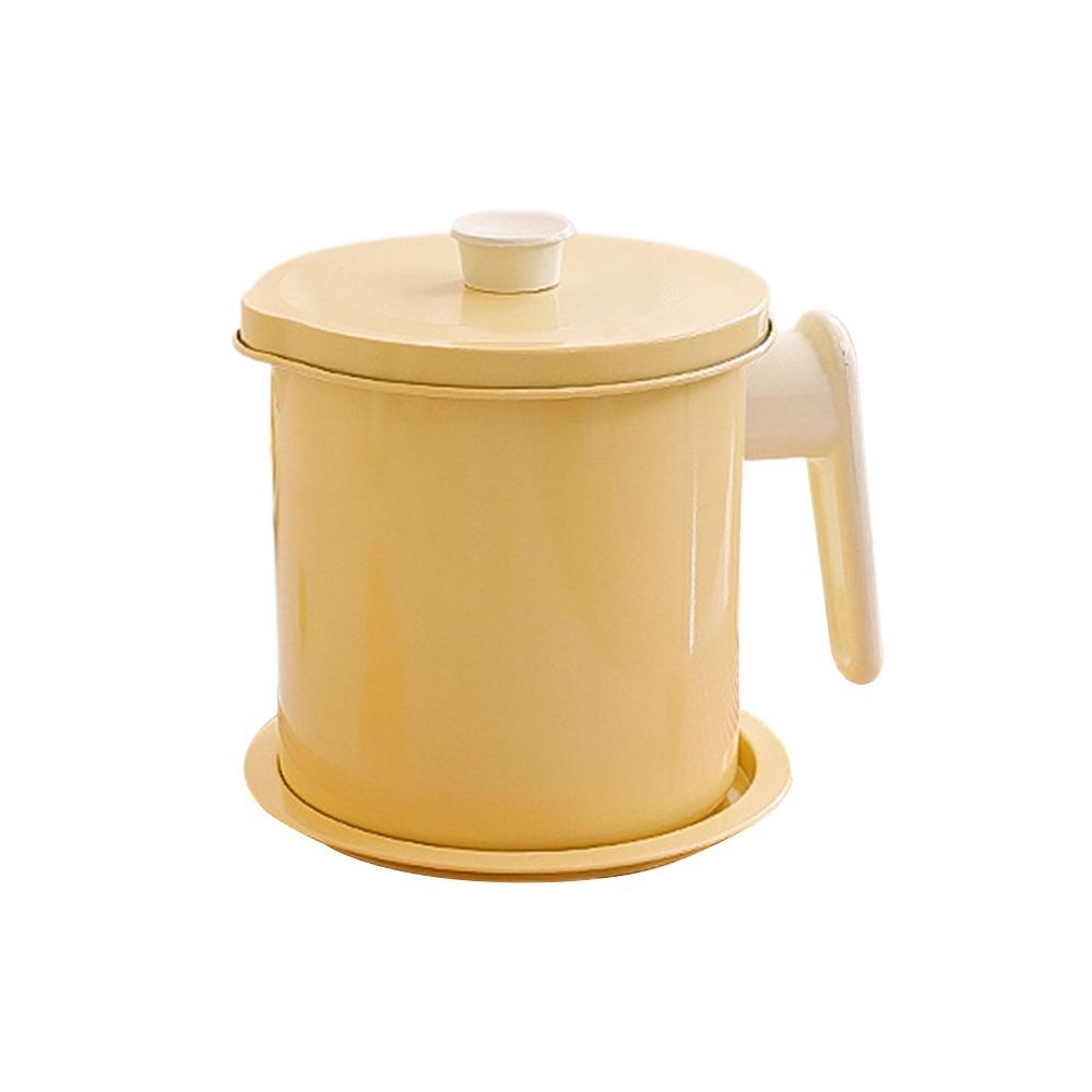 BPA-Free Grease Separator Anti-Leakage Stainless Steel Strainer Oil Filter Pot Deep Frying