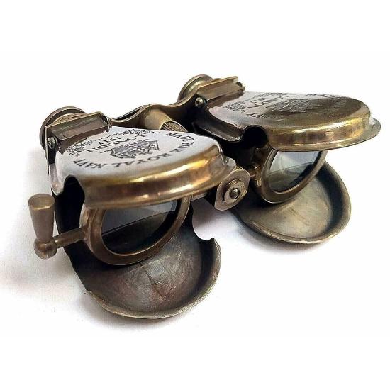 Морская латунная монокулярная бинокулярная винтажная морская подзорная труба, оперные очки