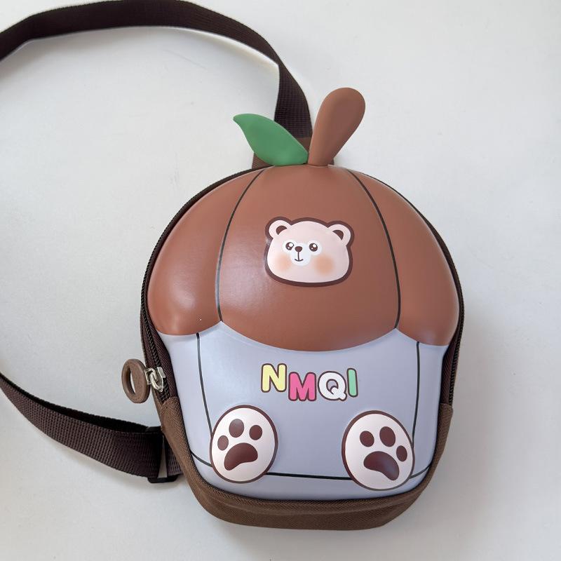 Сумка-книга 2025 новая милая яблоко жесткий корпус детская нагрудная сумка красивый мальчик легкая на плечо сумка-мессенджер