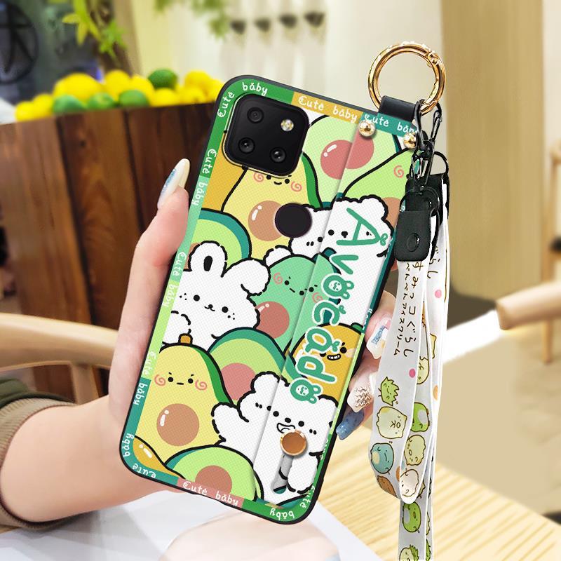 Protective Fashion Design Phone Case For TCL T-Mobile Revvl 5G Durable Waterproof Lanyard Soft case Anti-knock Wristband